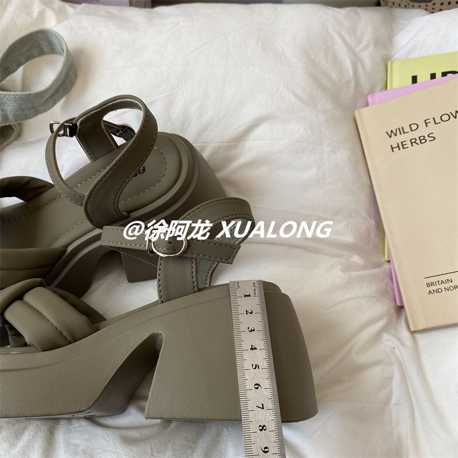 Xăng đan Đế Dày Hở Ngón Thời Trang Mùa Hè 2023 Dành Cho Nữ