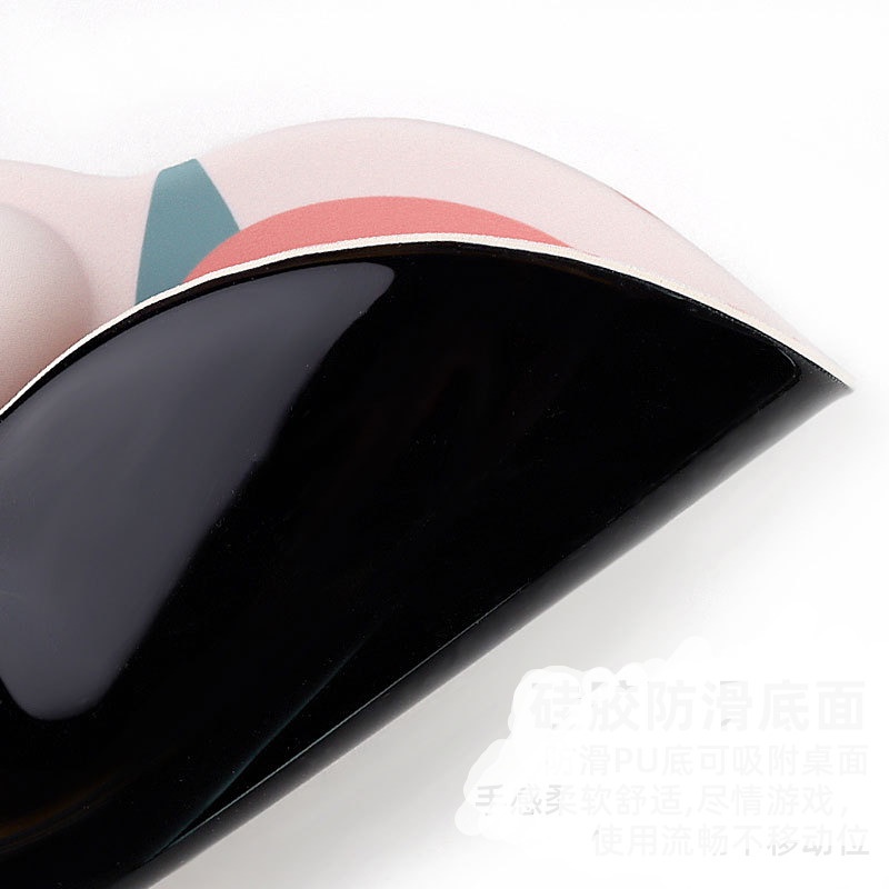 Silicone Miếng Lót Chuột Silicon Hình Mèo Hoạt Hình Dễ Thương