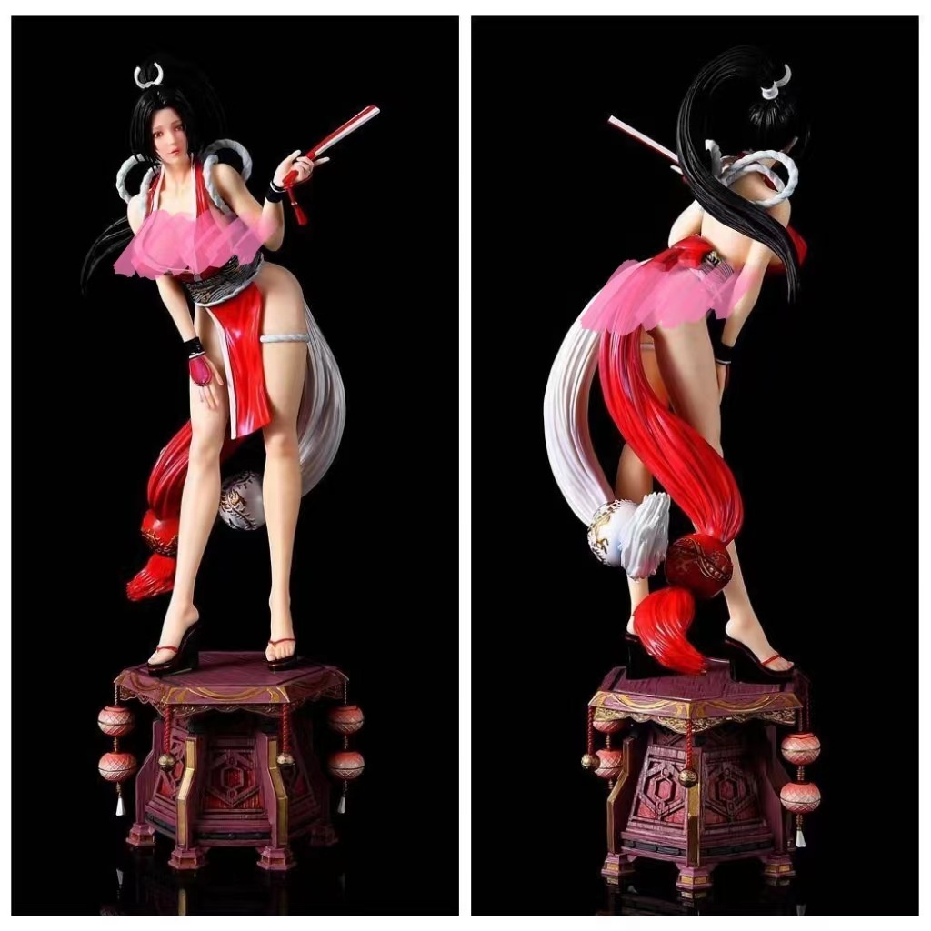 Tượng Mô Hình Nhân Vật shiranui Và Cô Gái Rồng gk miss tea