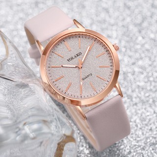 Thời Trang Đồng Hồ quartz Nữ Dây Da