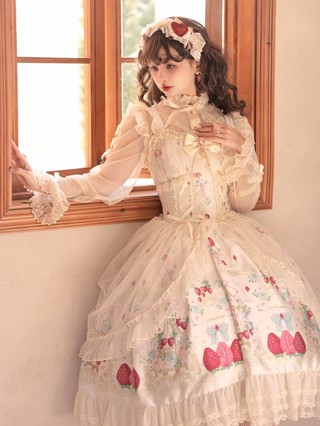 Thiết Kế Ngọt Ngào Lolita Ăn Mặc Jsk Sling Váy Xuân Và Mùa Hè