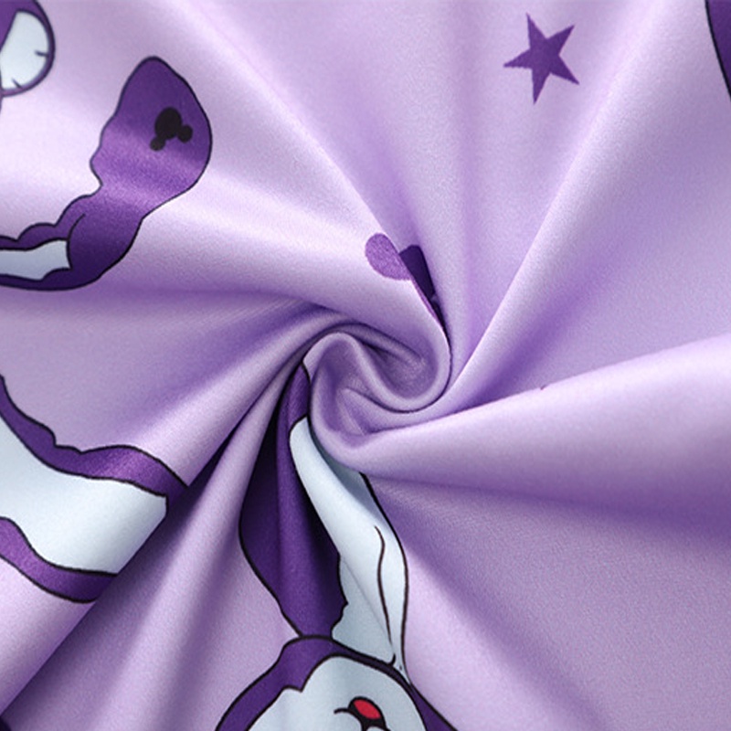 Bộ Đồ Ngủ Kuromi Hello Kitty Tay Dài In Hình Xinh Xắn Pijama Cho Bé Gái