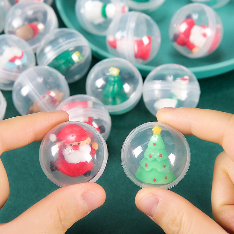 Hộp Búp Bê Nhồi Bông Hình Trứng Chủ Đề Giáng Sinh Sáng Tạo Cho Bé