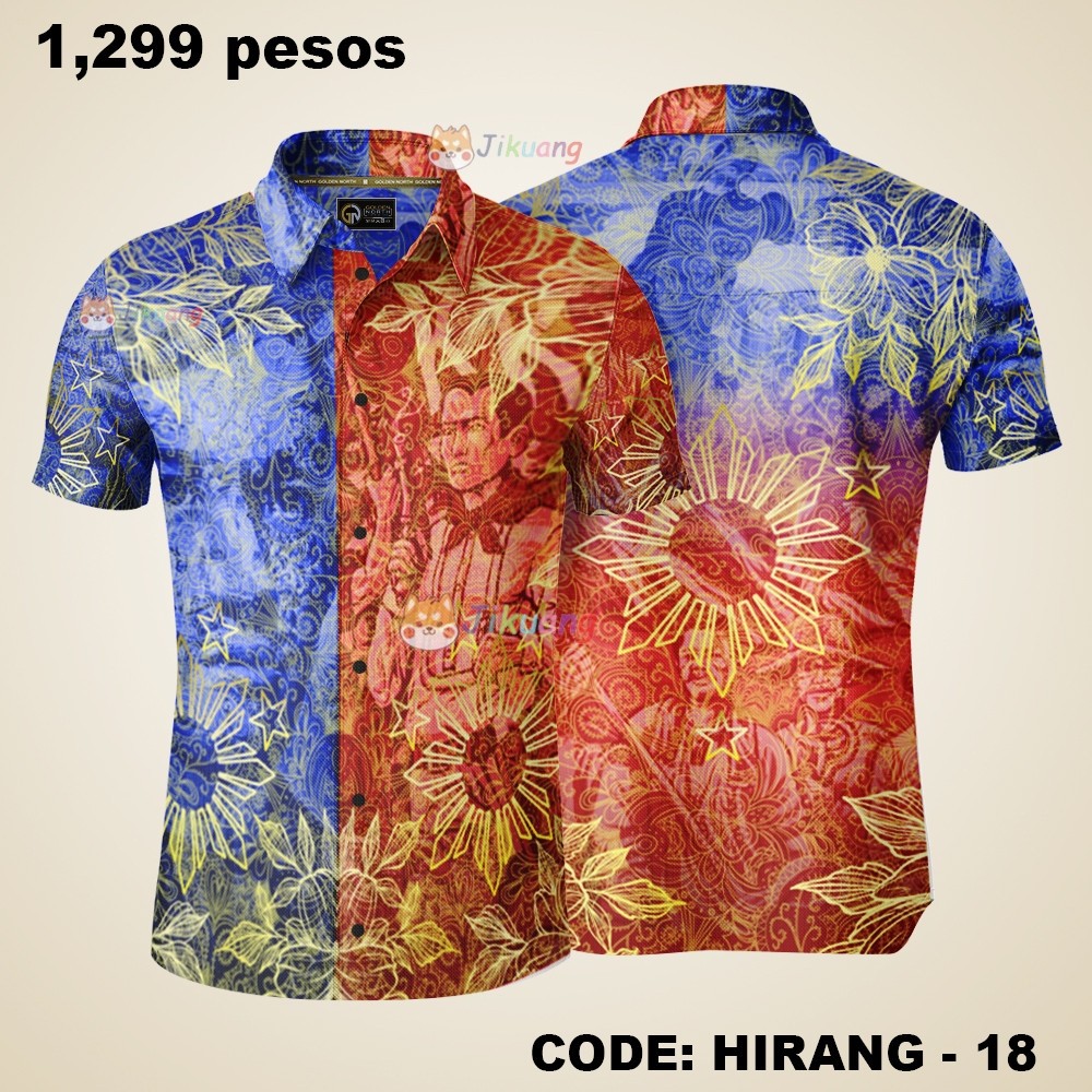 ETHNIC Filipiniana DÀNH CHO NAM NỮ Top HIỆN ĐẠI Barong ETHNIC Tribal CẢM HỨNG ÁO THUN ĐẦY ĐỦ
