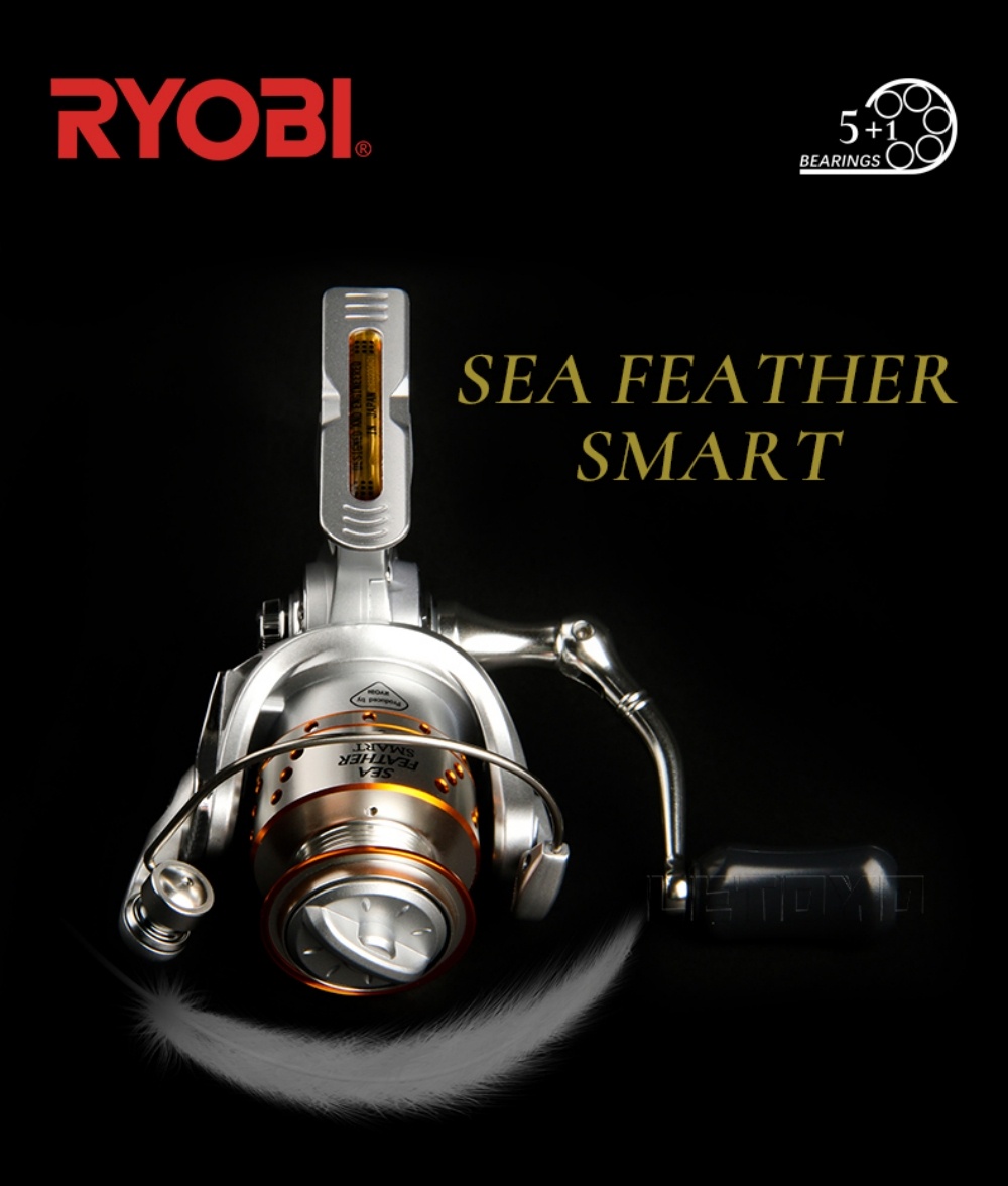 Ryobi Máy Câu Cá 5 + 1bb max drag 10kg Bằng Sợi carbon