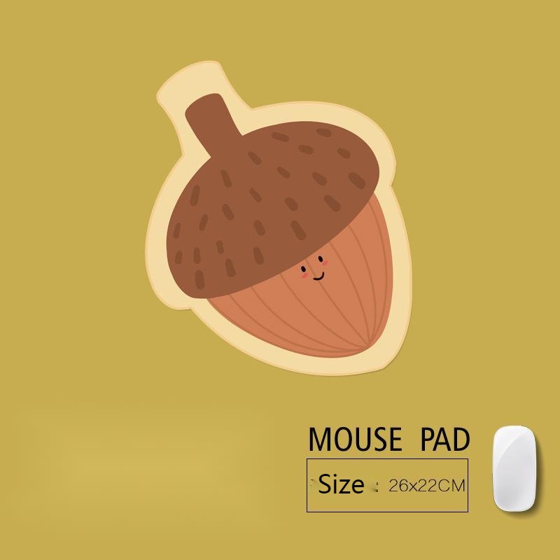 Kawaii Tấm Lót Chuột Bàn Phím Máy Tính Hình Lá Phong Dày Chống Trượt Dành Cho Văn Phòng