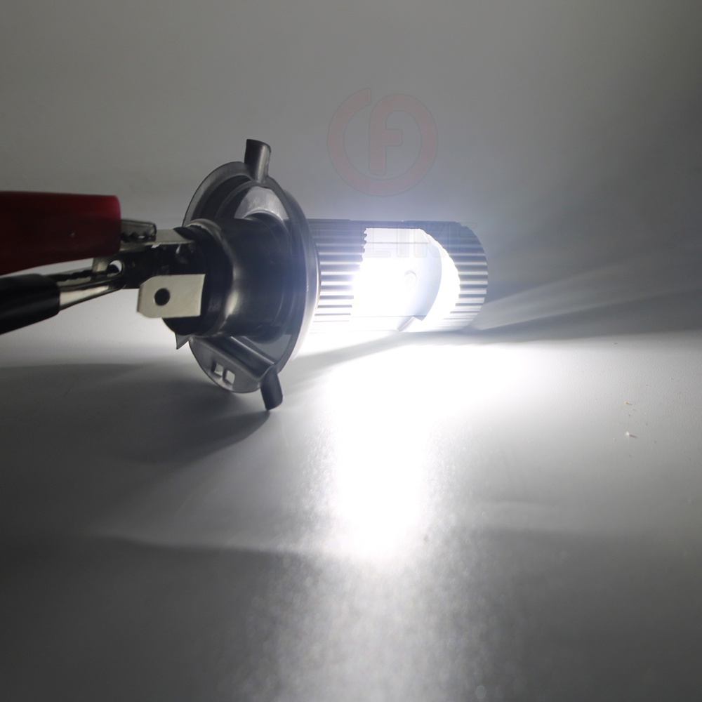 Đèn Pha led 6500k h6 px15d H4 12v-80v Ánh Sáng Trắng Cao Thấp Cho Xe Mô Tô