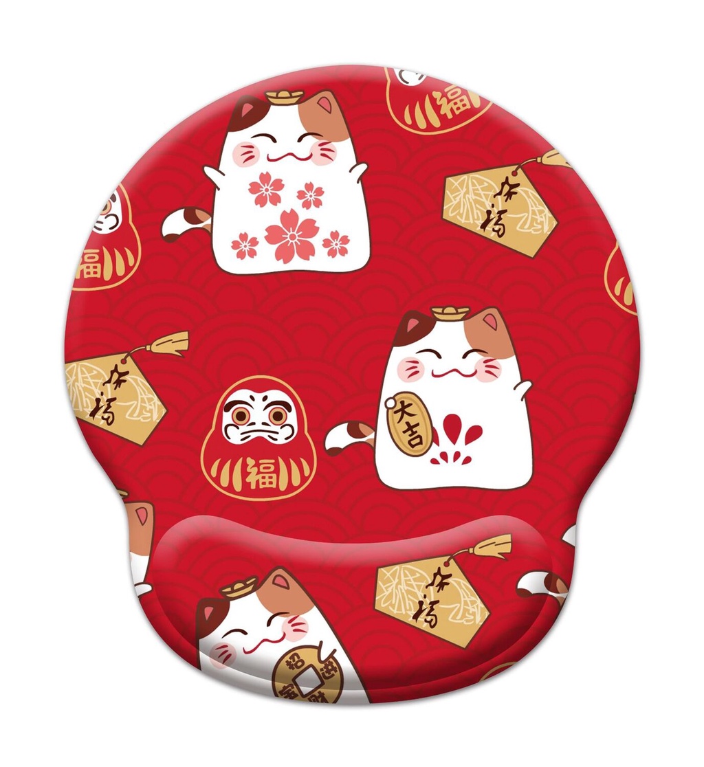 Silicone Miếng Lót Chuột Silicon Hình Mèo Hoạt Hình Dễ Thương