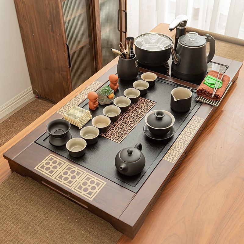 Bàn cỡ lớn tự động Bộ dụng cụ pha bàn trà Trang chủ Phòng khách Văn phòng Ấm đun nước nóng Một công phu toàn bộ
