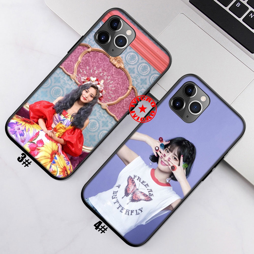 Ốp Điện Thoại Silicon Dẻo In Hình Nhóm Nhạc twice Cho iphone 14 plus pro max bo66