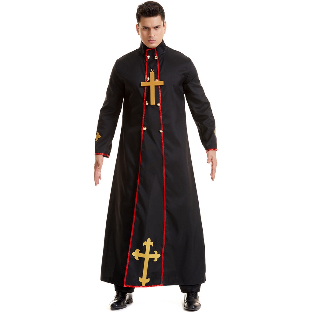 Áo Choàng Hóa Trang Thầy Công Giáo Dịp halloween Cho Nam