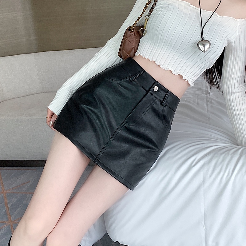 Chân Váy Đen Dáng Chữ a Lưng Cao Thời Trang Sành Điệu 67387