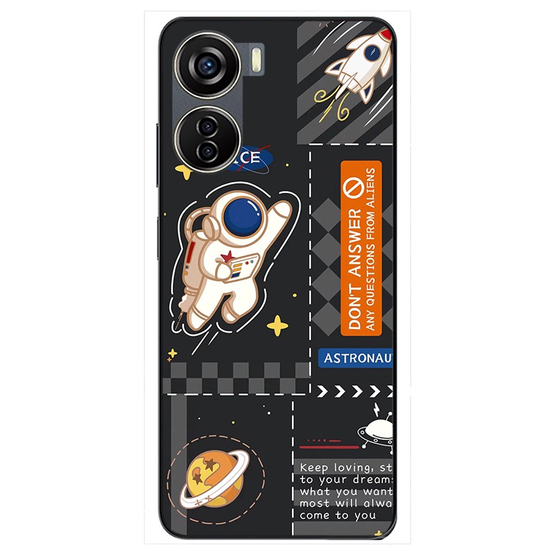 Ốp Điện Thoại Họa Tiết Phi Hành Gia Cho zte blade v50 design 5g nubia neo