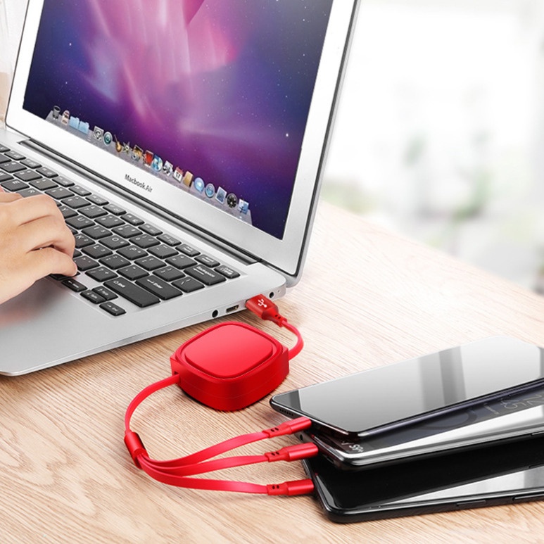 Dây Cáp Sạc Siêu Nhanh 3 Trong 1 3.5a Cho Điện Thoại samsung huawei oppo