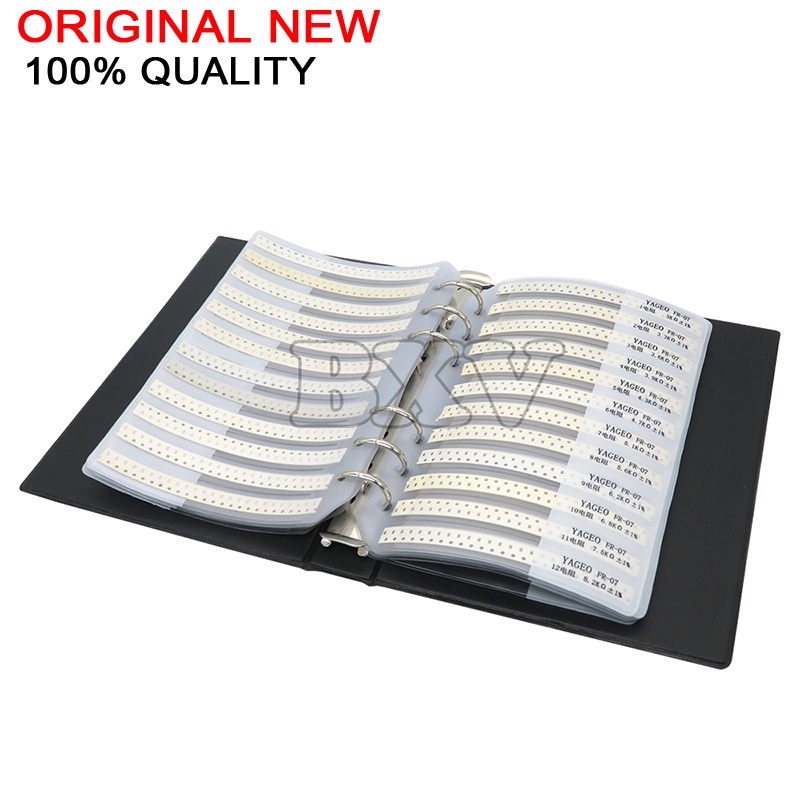 Set 4250 8500 Sách Điện Trở Mẫu 8850 Cái 0201 0402 0603 0805 1206 1% smd 10k 100k 1k 1r 100r 220r