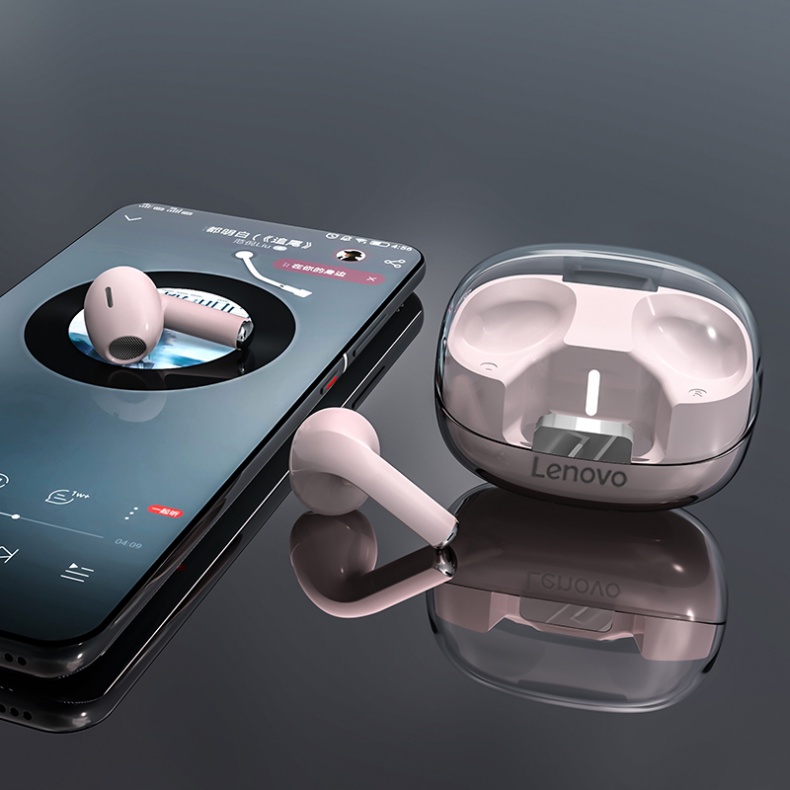 Lenovo Tai Nghe bluetooth 5.2 Không Dây Âm Thanh Sống Động Chất Lượng Cao