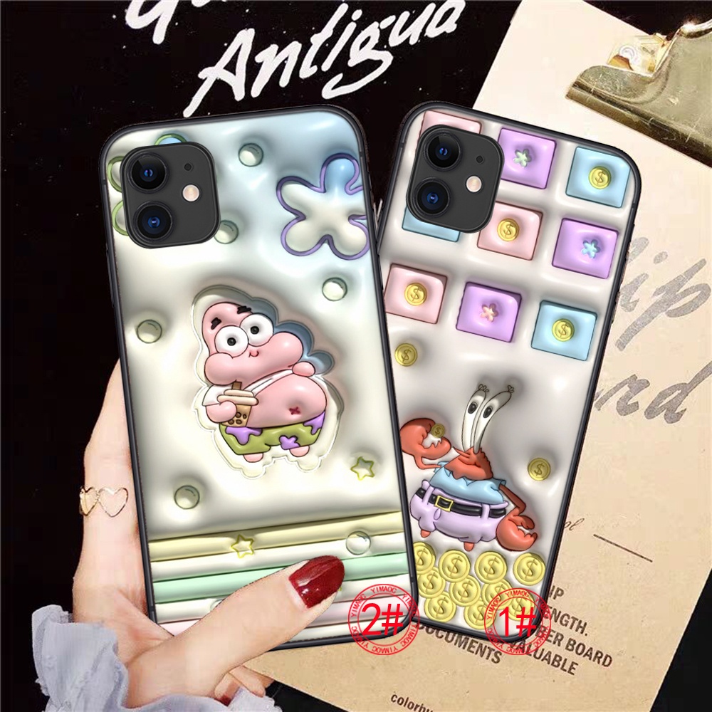 Ốp Điện Thoại Dẻo Họa Tiết Hoạt Hình spongebob Cho samsung note 10 lite 20 ultra s22 plus ty7