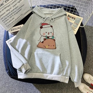 Bubu Dudu hoodies nữ harajuku nhật bản quần áo hoddies nữ đồ họa áo len