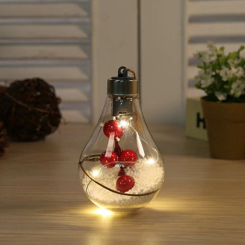 Bóng Đèn led Trong Suốt Dùng Trang Trí Cây Thông Giáng Sinh
