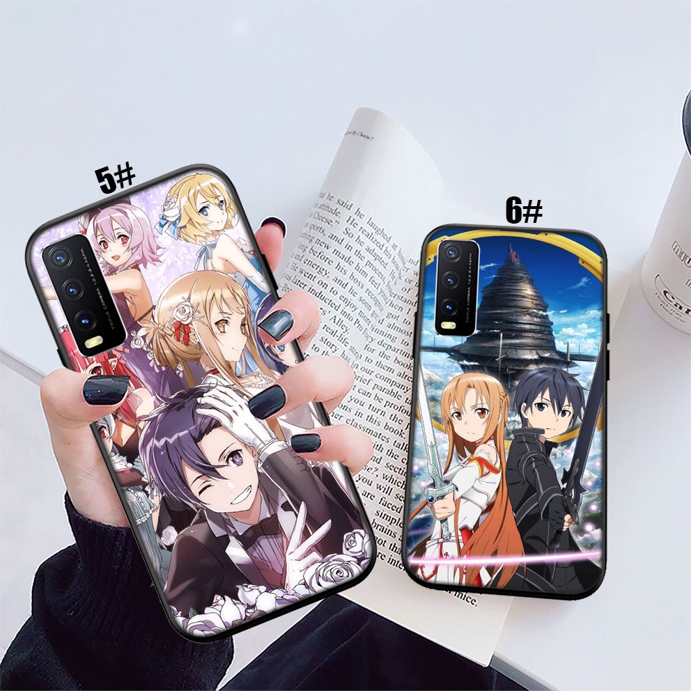 Bo59 Ốp Điện Thoại Silicon Dẻo Họa Tiết sword art online Cho vivo y11 y11s y12s y12 y15 2020 y17 y19 y20 y20i y20s