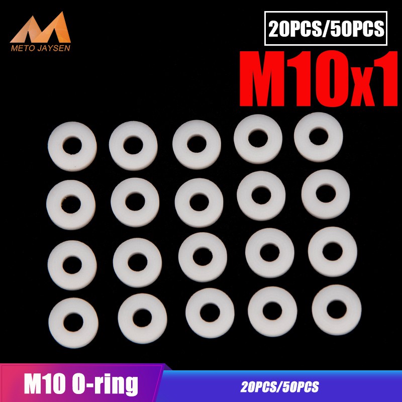 Bộ 50 Vòng Đệm Chữ o m10 m8 Cho Máy Bơm Không Khí Áp Suất Cao