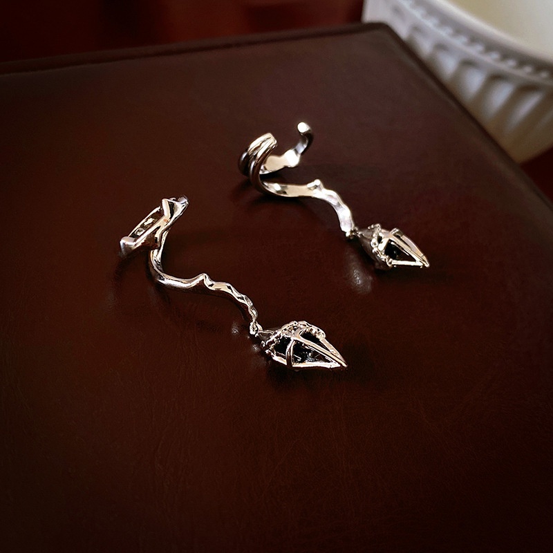 Bông Tai Dạng Kẹp Hình Rắn Thời Trang Cá Tính Cho Nữ