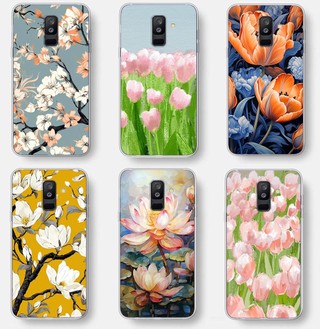 Ốp điện thoại silicon mềm cho samsung galaxy a6 plus 2018 a6 plus 2018