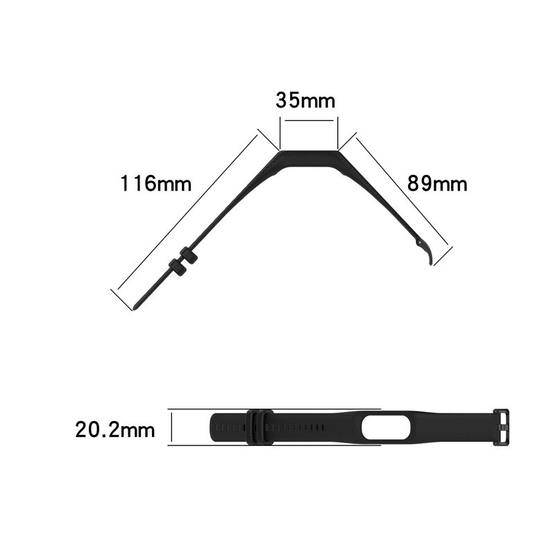 Dây Đeo Silicon Thay Thế Cho Đồng Hồ Thông Minh garmin smart 5 vivosmart 5