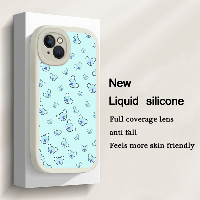 Ốp Điện Thoại Mềm In Hình bt21 Cho iphone 14 plus 15 pro max Hoạt Hình