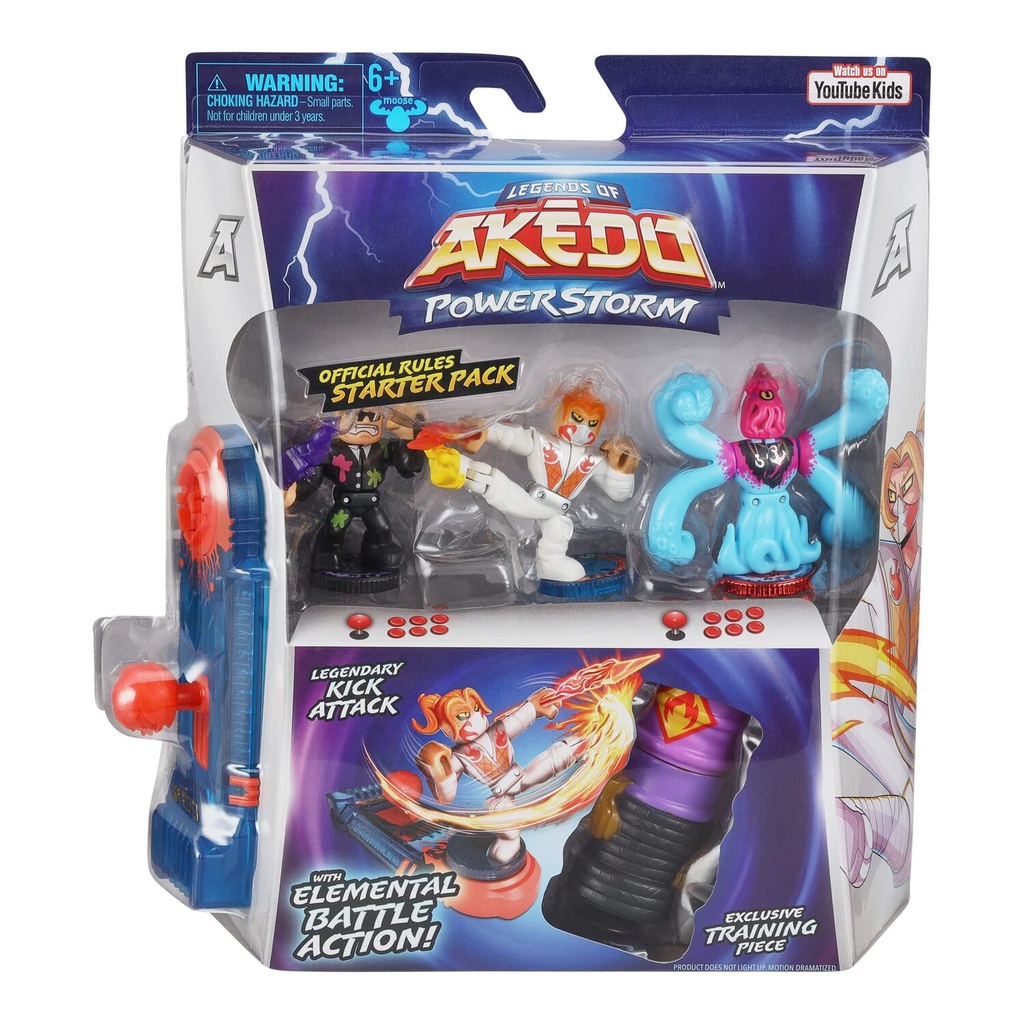 AKEDO ULTIMATE ARCADE WARRIORS S3 Nâng cấp Đào tạo Kit 1 Thunder Fighter Arena Combat Arms Trò chơi Đào tạo Nhập vai
