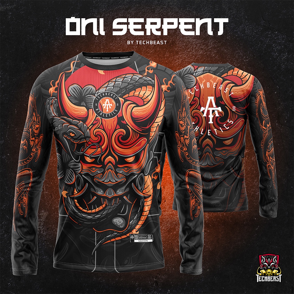 Oni Seerpent Áo jersey Tay Dài Thăng Hoa Công Nghệ
