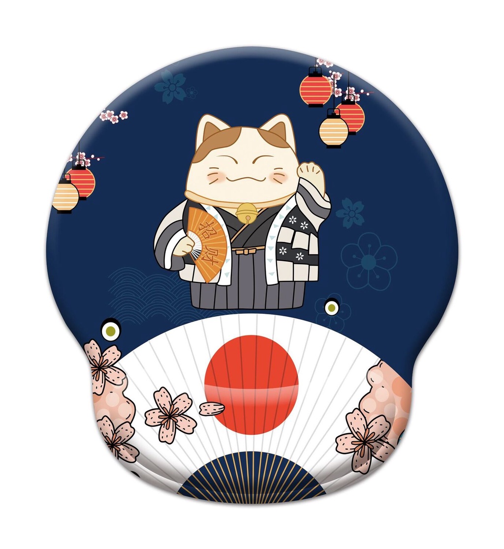 Silicone Miếng Lót Chuột Silicon Hình Mèo Hoạt Hình Dễ Thương