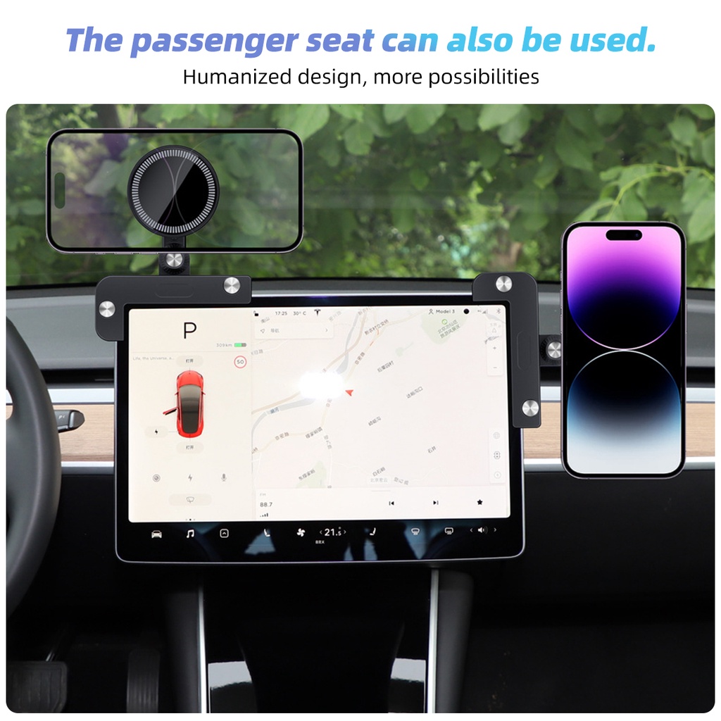 Hdoorlink Giá Đỡ Điện Thoại Từ Tính Gắn Xe Hơi An Toàn Cho i / pho 15 14 pro max mag / samsung xiaomi