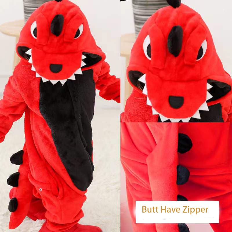 Kigurumi Bộ Áo Liền Quần Hóa Trang Khủng Long / Hươu Cao Cổ / Hươu Cao Cổ / Hoạt Hình Dễ Thương Cho Bé