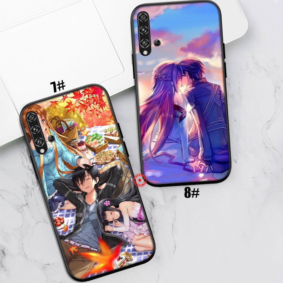 Bo59 Ốp Điện Thoại Silicon Dẻo Họa Tiết sword art online Cho vivo y11 y11s y12s y12 y15 2020 y17 y19 y20 y20i y20s