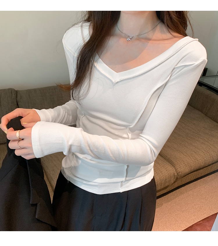 Áo Thun Dài Tay Dáng Ôm Thời Trang Cho Nữ 67943
