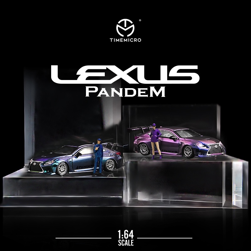 Time Mô Hình Xe Hơi lexus rcf Challengen Bằng Hợp Kim Màu Xanh Lá / Tím Tỷ Lệ 1: 64