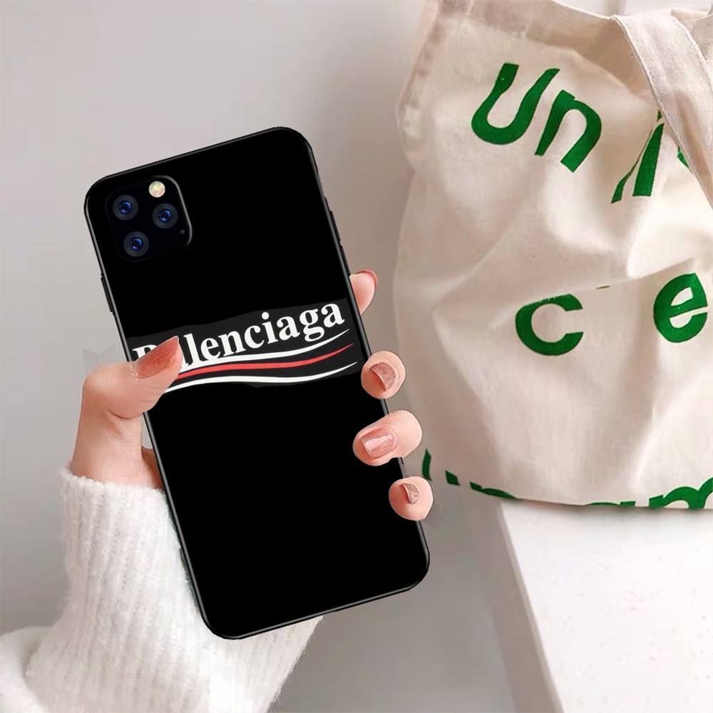 Ốp Điện Thoại Silicon tpu Mềm Hình balenciaga Cho iphone 14 pro max 14 + 15 + 15 pro max b120