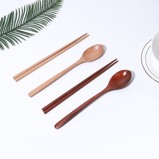 Bộ muỗng đũa gỗ chống dính dùng nấu ăn tiện lợi