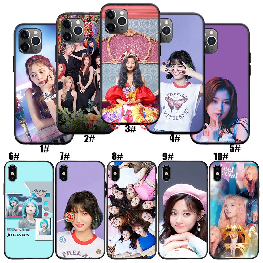 Ốp Điện Thoại Silicon Dẻo In Hình Nhóm Nhạc twice Cho iphone 14 plus pro max bo66