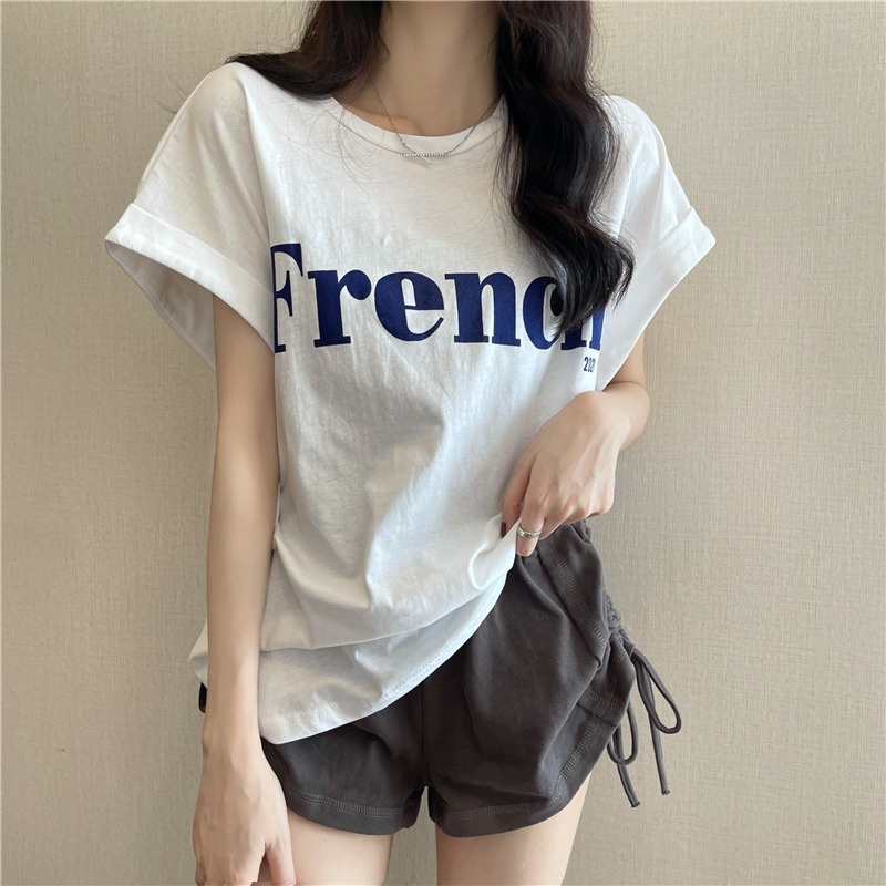 JINSHIHUI áo phông áo thun nữ croptop baby tee Thời trang hàn quốc A29J0NB 36Z230904