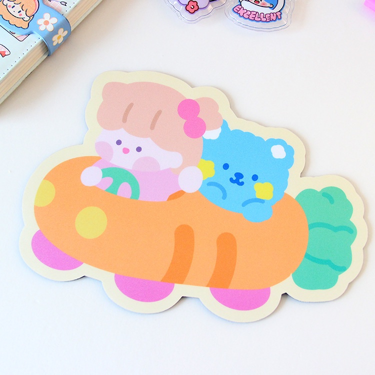 Dễ Thương Tấm Lót Chuột Máy Tính laptop Họa Tiết Biểu Cảm Hoạt Hình Đáng Yêu Sáng Tạo Dành Cho Học Sinh / Văn Phòng