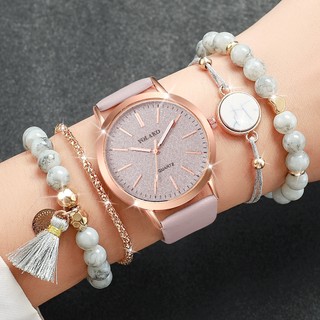 Thời Trang Đồng Hồ quartz Nữ Dây Da
