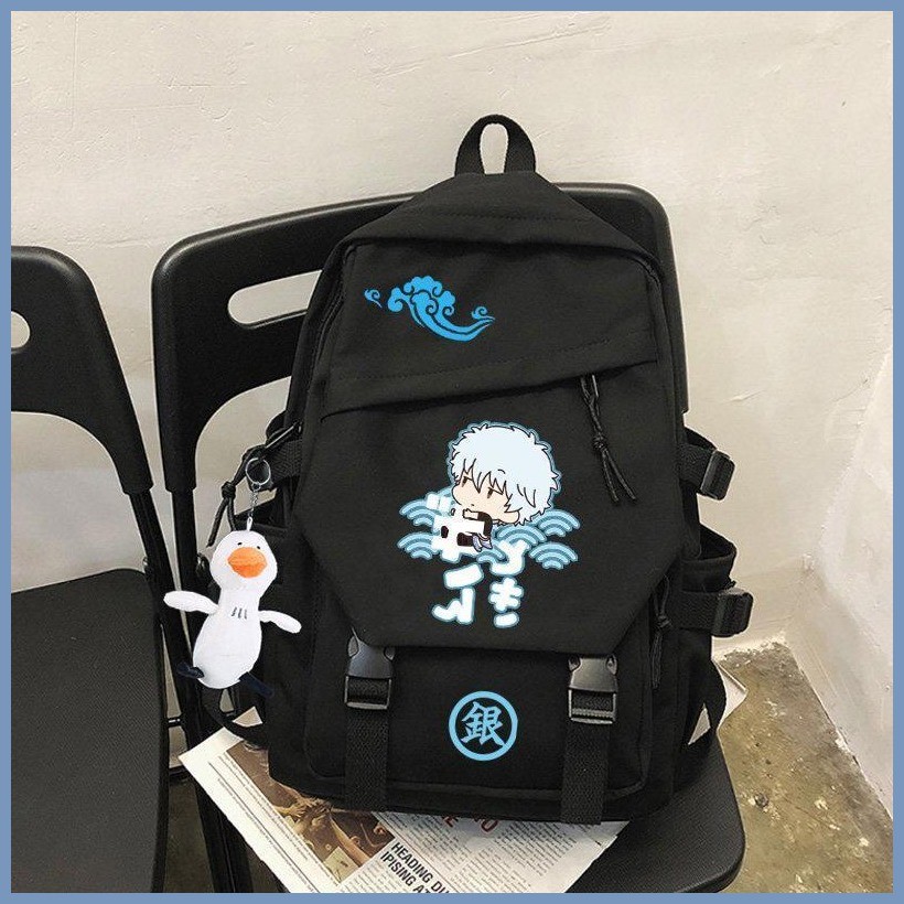 Phong Cách Mới Schoolbag Gintama Gintama Ba Lô Co-Branded Sakata Gintama Hàng Hóa Elizabeth Đường Ha