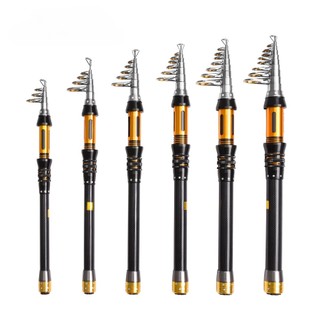 Cần câu cá mini siêu cứng siêu nhẹ dài bằng carbon 0283