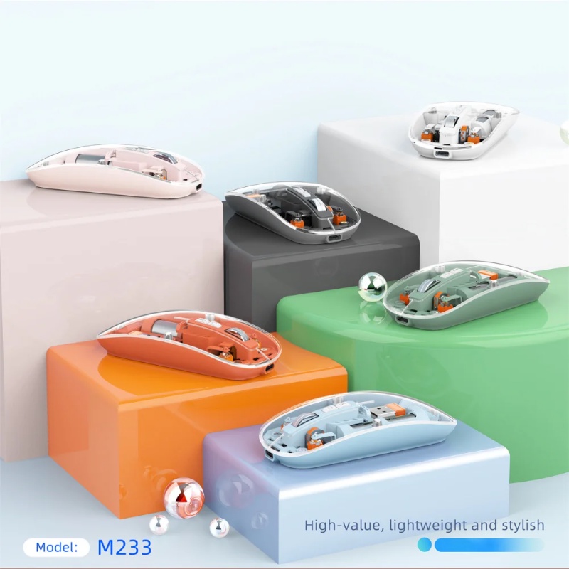 Razer Chuột bluetooth Không Dây 2.4g 3 Chế Độ Kèm Đèn rgb