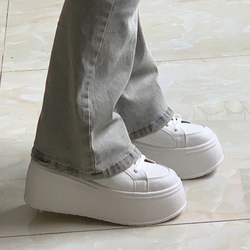 Giày Thể Thao Đế Dày Tăng Chiều Cao Phong Cách Mới Mùa Thu 2023 Cho Nữ