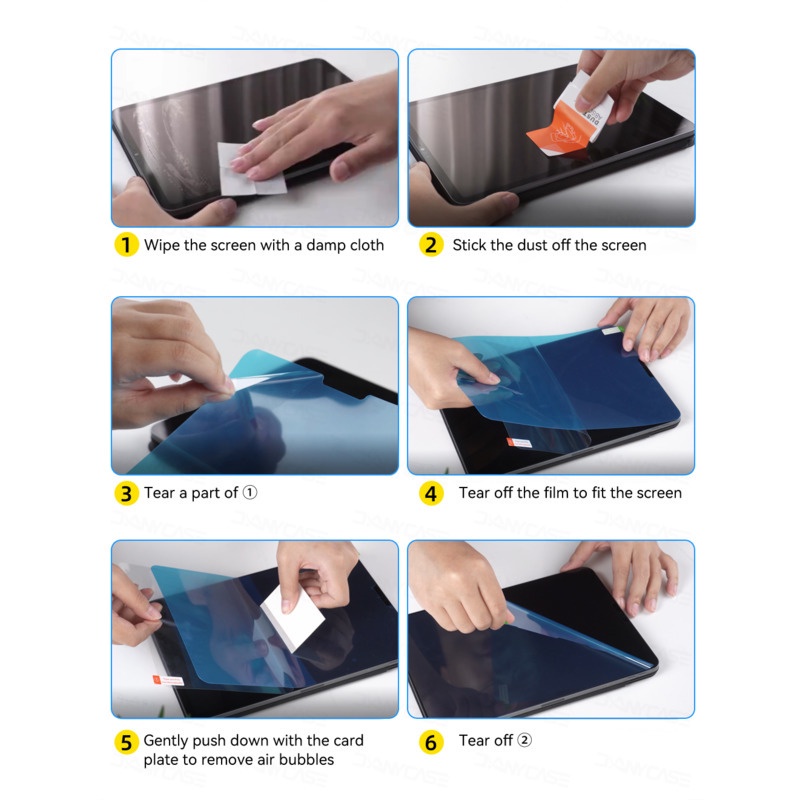 1 Miếng Dán Bảo Vệ Màn Hình Cong Mềm Cho xiaomi pad 5 6 pro 11 12.4 2023 pad5 pad6 pro