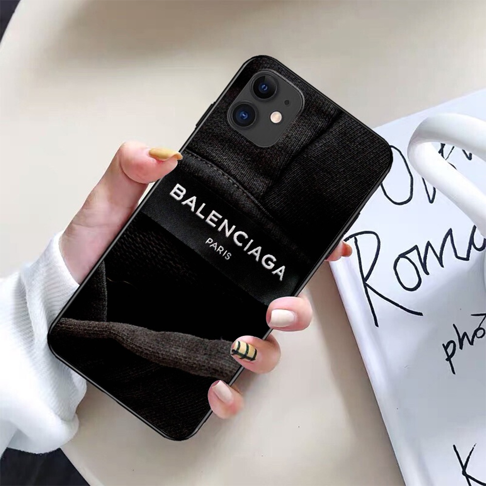 Ốp Điện Thoại Silicon tpu Mềm Hình balenciaga Cho iphone 14 pro max 14 + 15 + 15 pro max b120