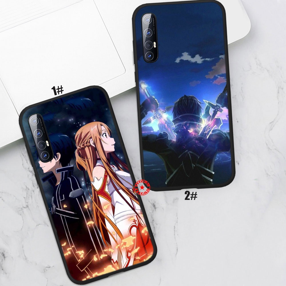 Bo59 Ốp Điện Thoại Silicon Dẻo Họa Tiết sword art online Cho vivo y11 y11s y12s y12 y15 2020 y17 y19 y20 y20i y20s